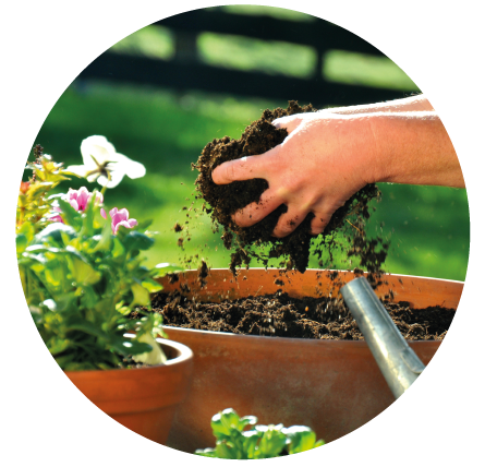 Balkon- und Kübelpflanzenerde von Floratop